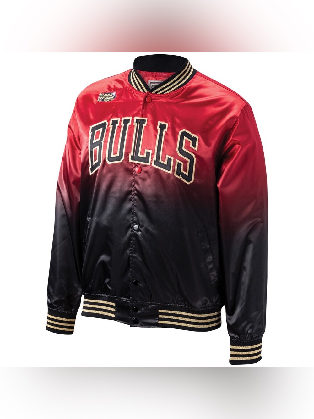 Chicago Bulls Mitchell & Ness Chinese New Year Satin Full-Snap Jacket